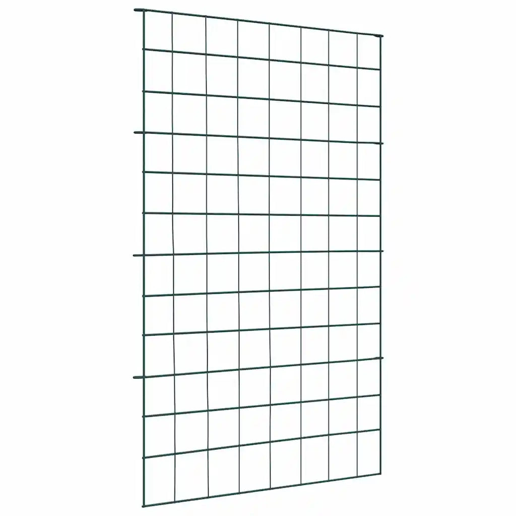 Set di Recinzione per Stagno 8 pcs Verde 50 x 80 cm Acciaio 42017318