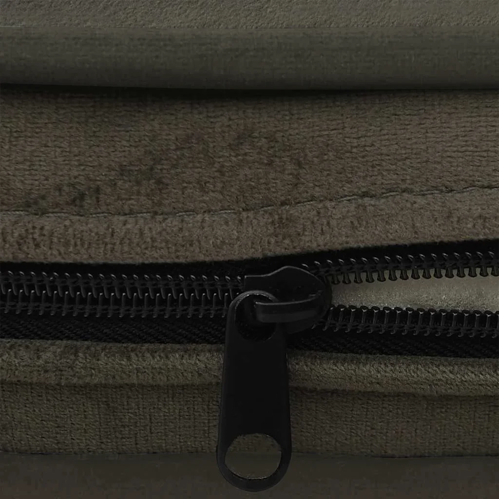 Divano per Cani Grigio Scuro 67x47x36 cm in Peluche
