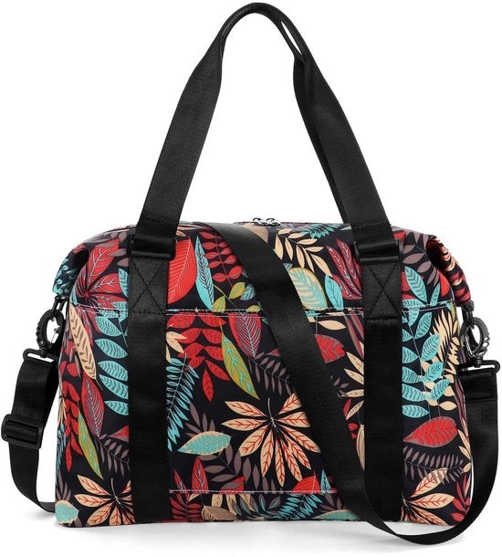 Borsa a giorno - Impermeabile - Borsa per weekend - Borsa sportiva - Borsa a spalla - Riutilizzabile - Borsa a spalla per viaggi - Capacità per 2-4 giorni di oggetti