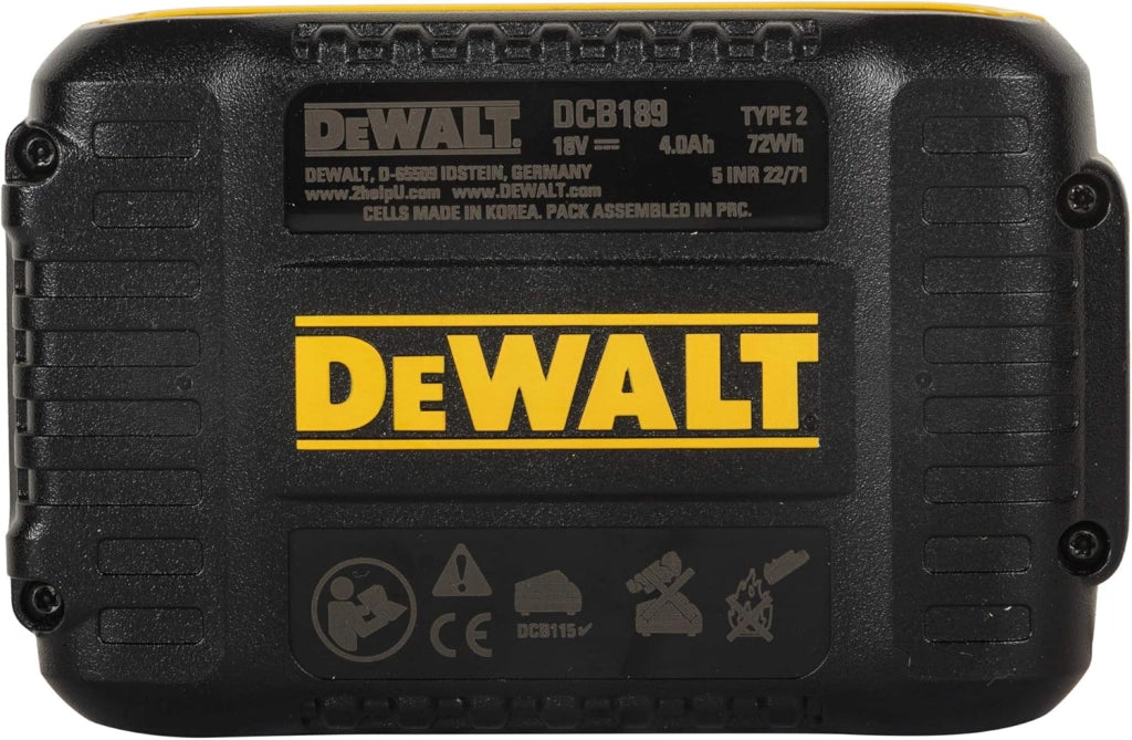 DCB189-XJ batteria a binario XR 18V Li-Ion 4, 0Ah, multicolore