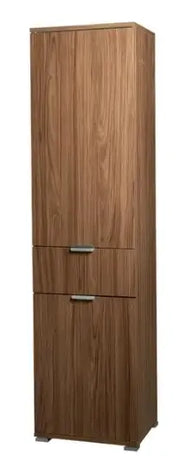 Colonna 2 ante + cassetto noce almendra già montato L45 H174 P38