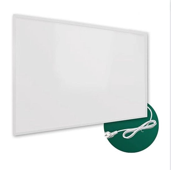 Pannello a Infrarossi per la Stanza da Bagno 900W - Riscaldamento a Infrarossi Efficace per la Stanza da Bagno Anti-Formicolante & Anti-Schiumoso - Pannello a Infrarossi Trasportabile o Montaggio a Parete