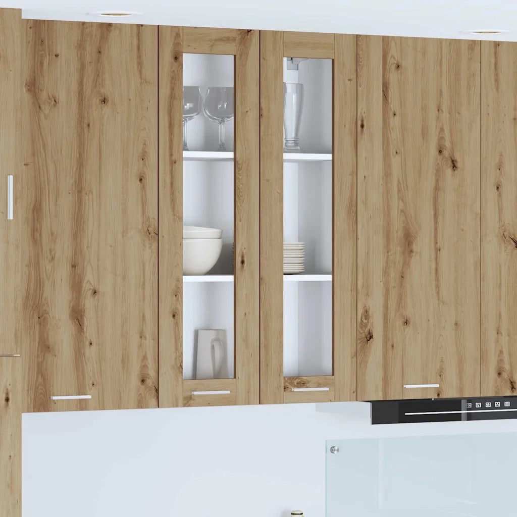 Armadio pensile con porta Rovere artigianale 60 x 31 x 100 cm