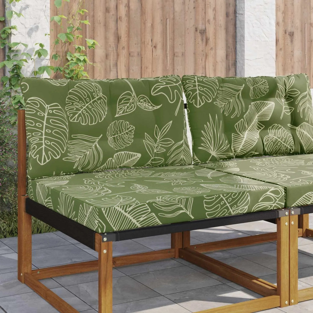 Cuscino per divano da esterno 2 pcs Design a foglia Poliestere