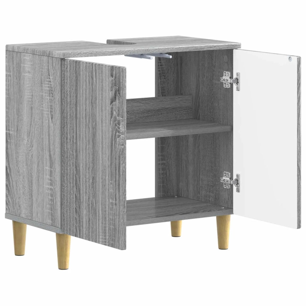 Armadio per Lavabo da Bagno ARNHEM Sonoma grigio 896571