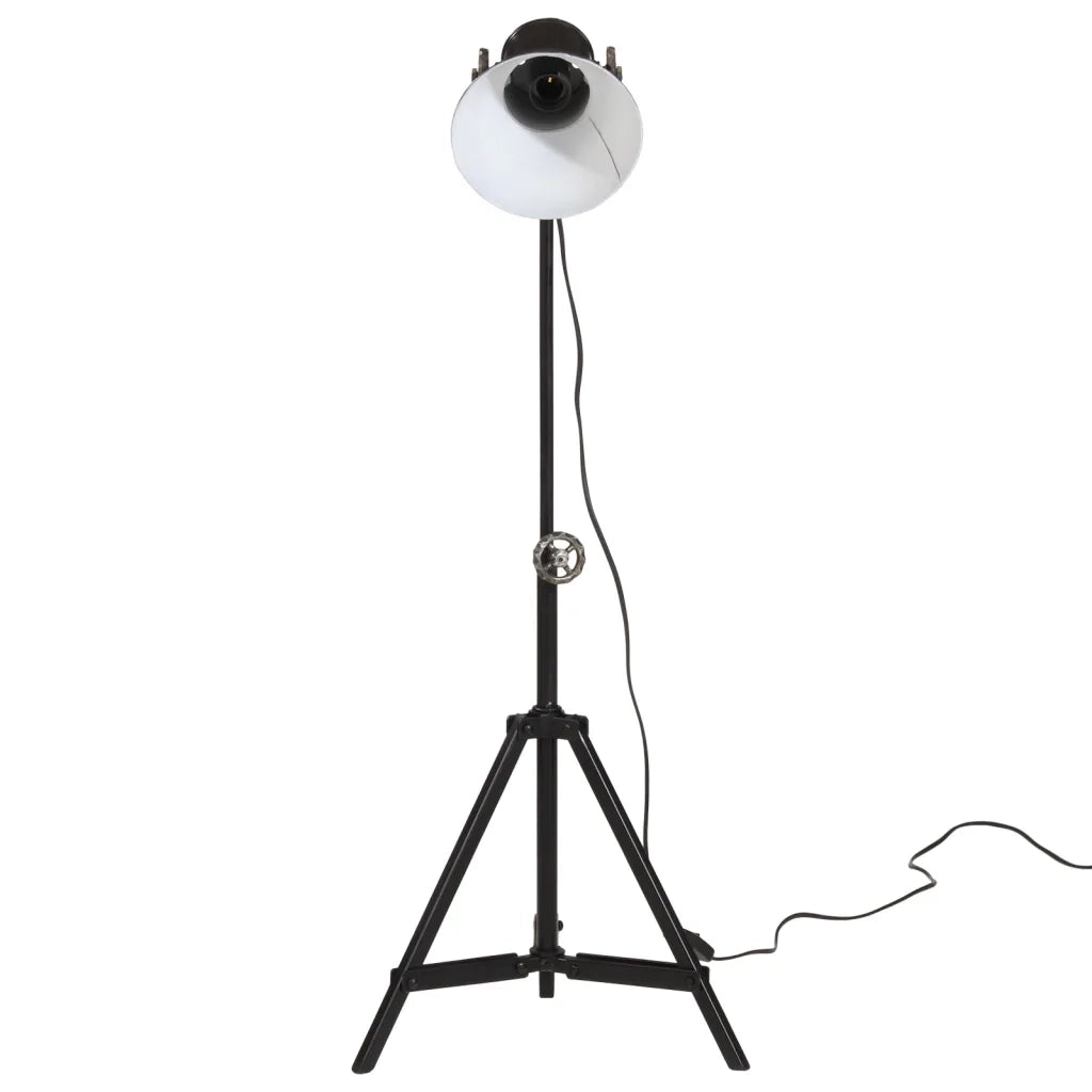 vidaXL Lampada da Terra 25 W Nera 35x35x65/95 cm E27