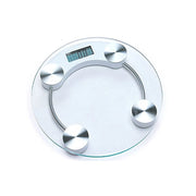 Trade Shop - Bilancia Digitale Lcd Massa Corporea Pesapersone Vetro Trasparente 150kg Pesa -