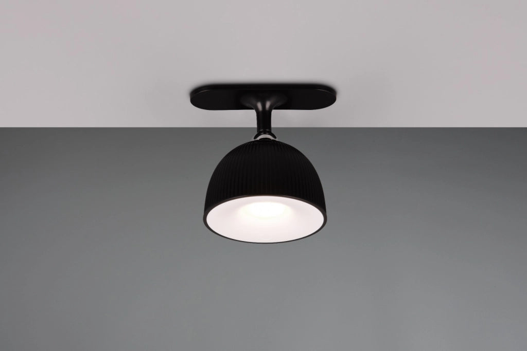 Lampada tavolo LED 3W nera con clip dimmer RL Maxima