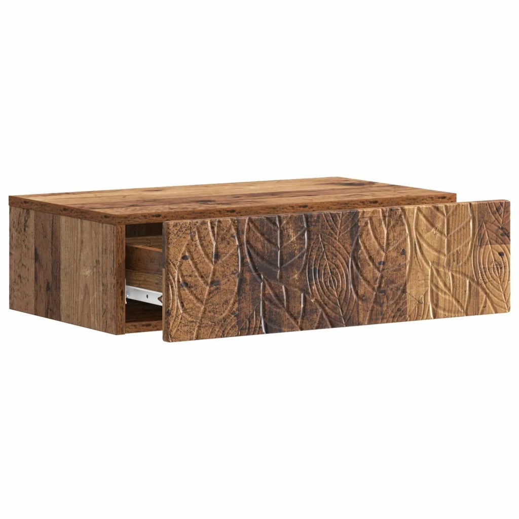 Tavolino da Parete Laterale Legno antico 87,5 x 34,5 x 17 cm 898843