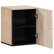 Mobile da Bagno a Parete 38x33x48 cm in Legno Massello di Mango 358268