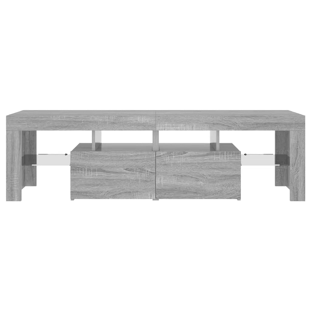 Mobile Porta TV con Luci LED grigio sonoma 140x36,5x40 cm cod mxl 14502
