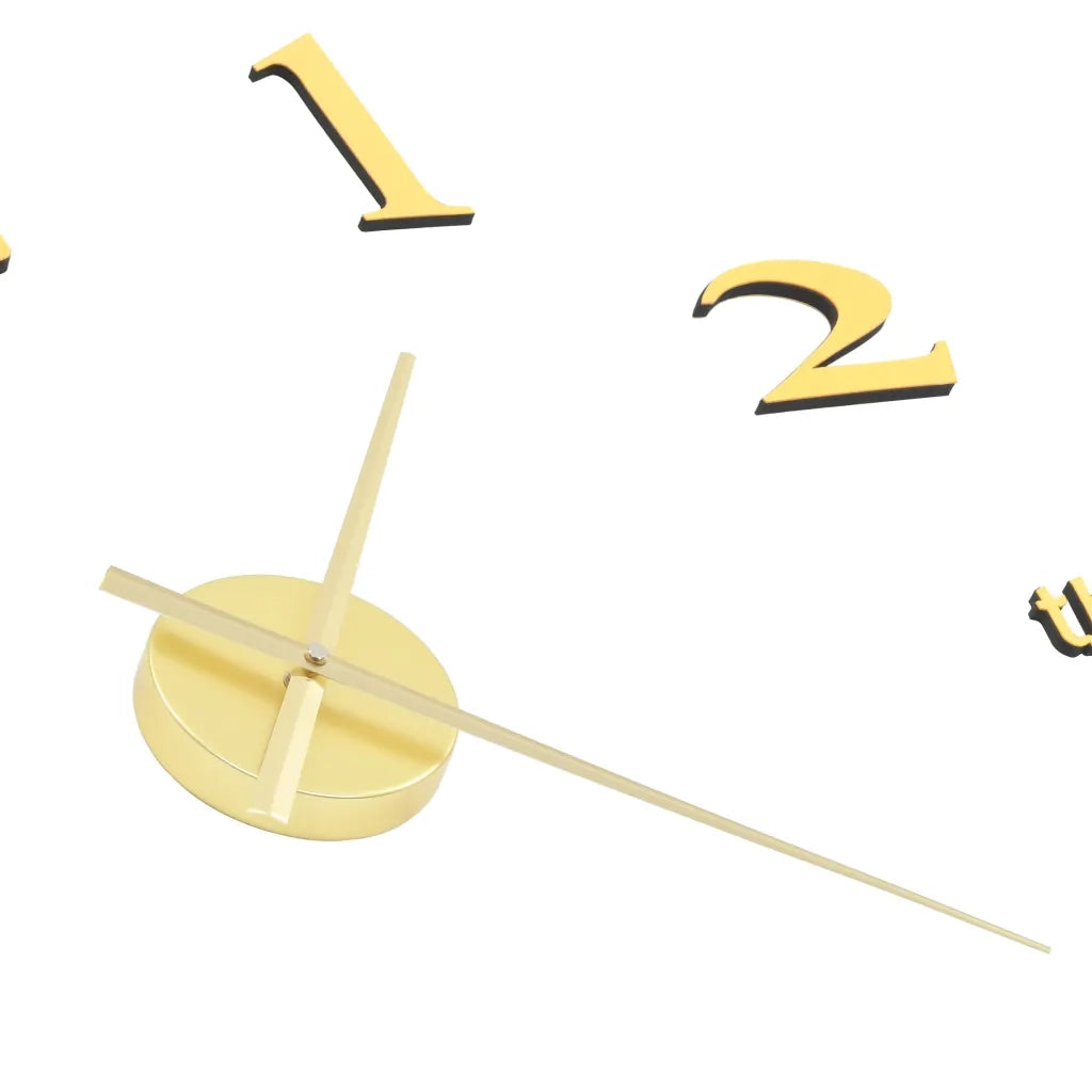 Orologio da Parete 3D in Stile Moderno 100cm XXL Oro 50638