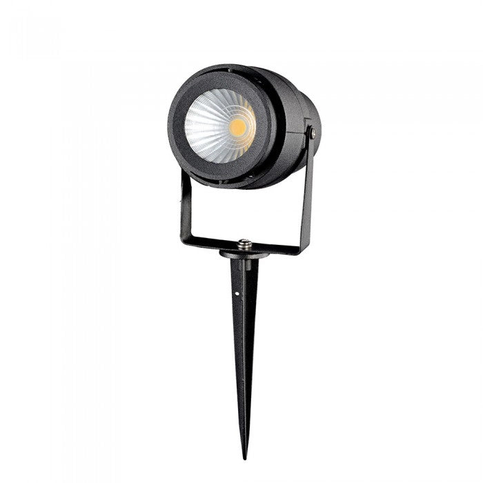V-TAC VT-857 Faretto LED da Giardino 12W con Picchetto Colore Nero 4000K IP65 SKU 7545