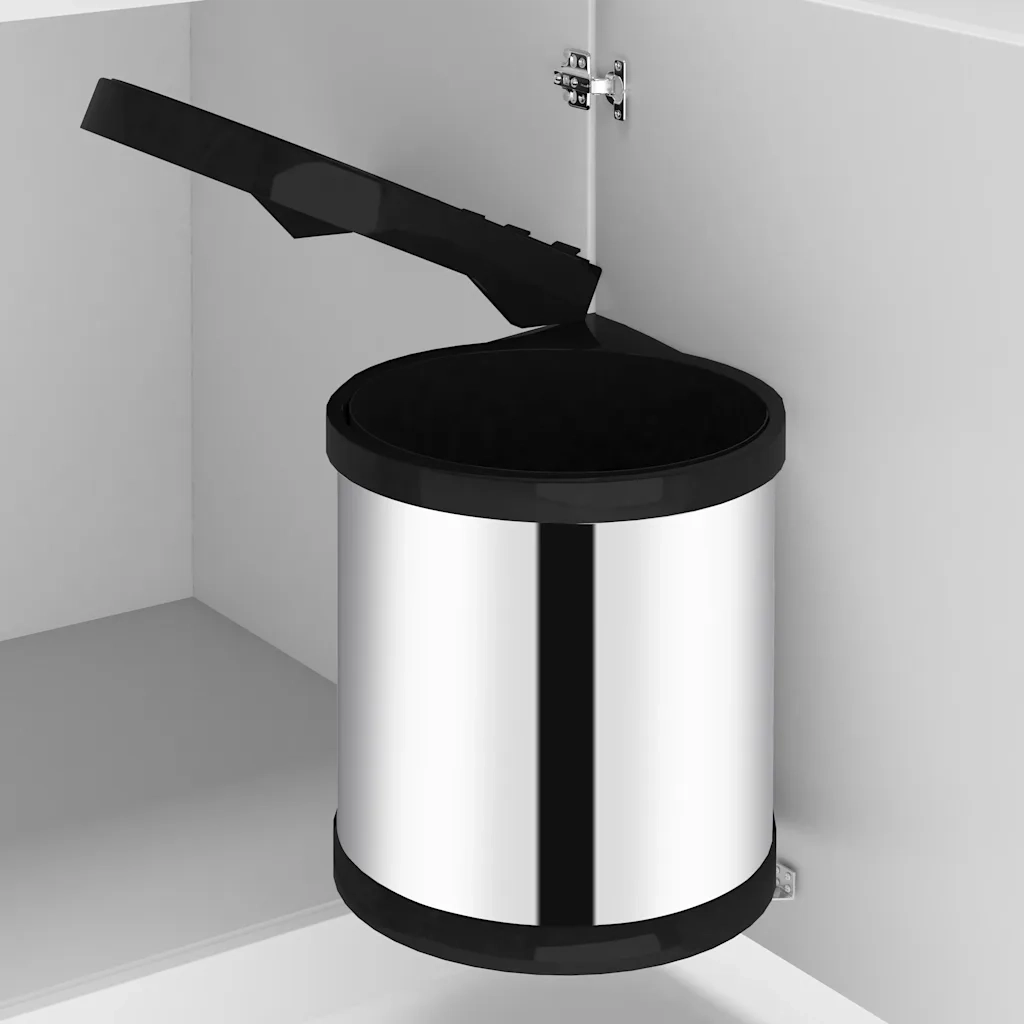 Pattumiera da Incasso per Cucina in Acciaio Inossidabile 8 L CFW1172267