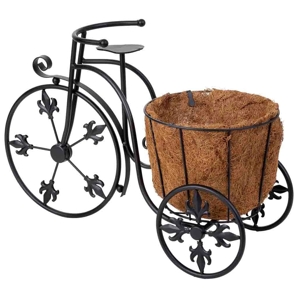 Portavaso per bicicletta nero, 51x20x33h cm