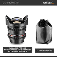 8/3,8 Fisheye II Video APS-C Nikon F