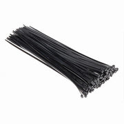 Trade Shop - Set 100pz Fascette Serracavo Autobloccanti In Nylon Nero 4.8mm X 350 Mm 48-350-n -