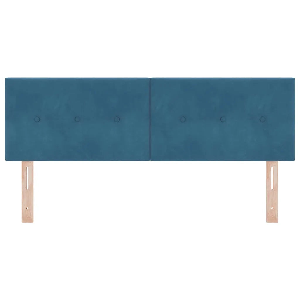 Testiera Blu Scuro 144 cm Velluto 42007161
