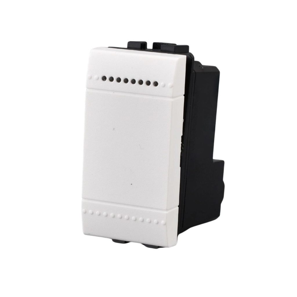 Interruttore Unipolare 1P 16A 220V MBL Bianco 1M Compatibile Bticino Living Light BLB0401
