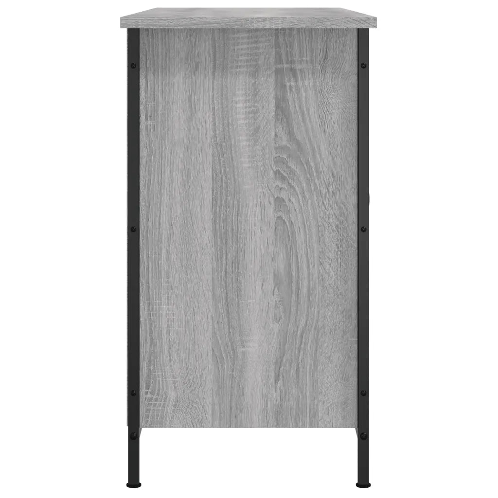 Mobile TV Grigio Sonoma 100x35x65 cm in Legno Multistrato 832781