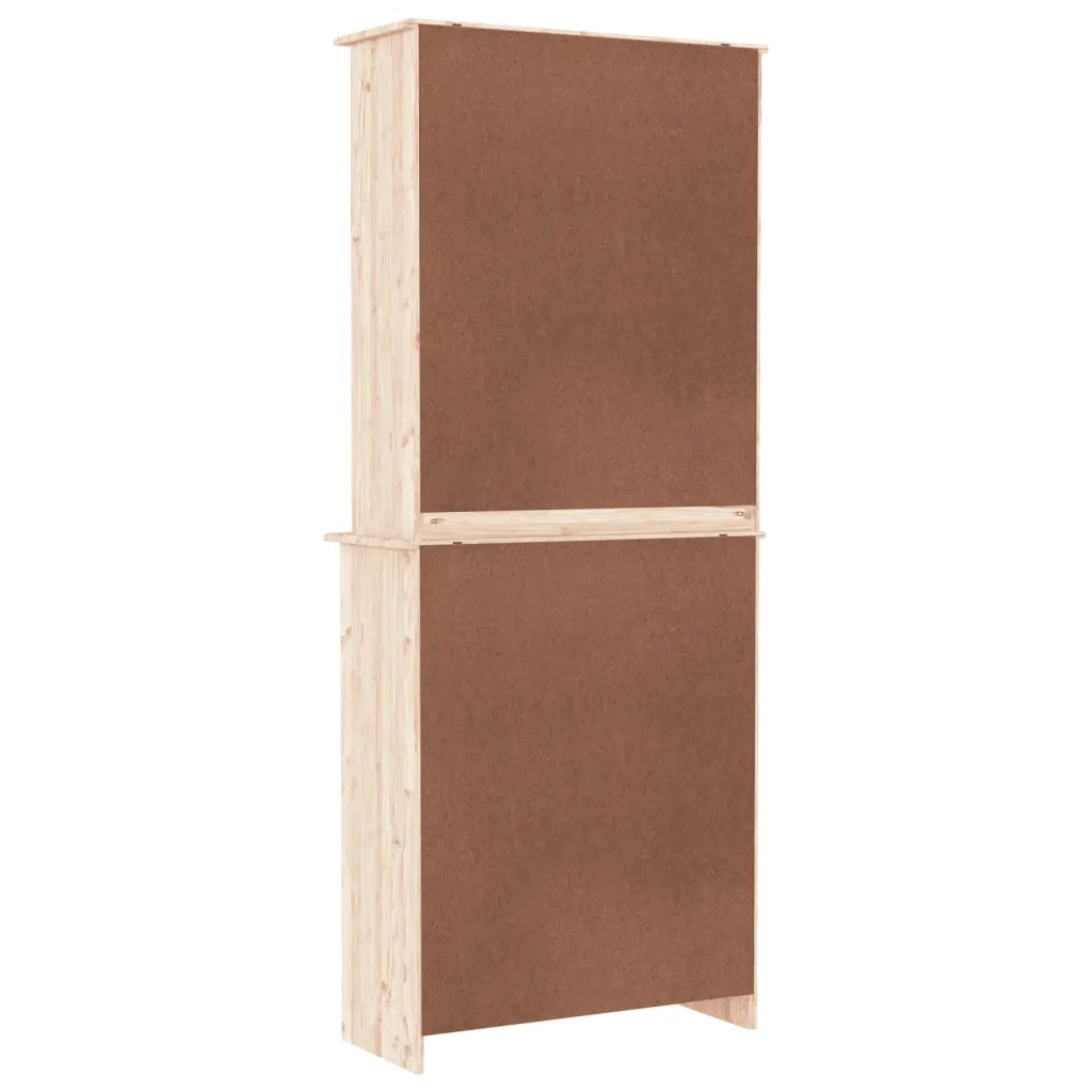Credenza-Buffet-Armadio da cucina ALTA 77x35x188 cm in Legno Massello di Pino 298412