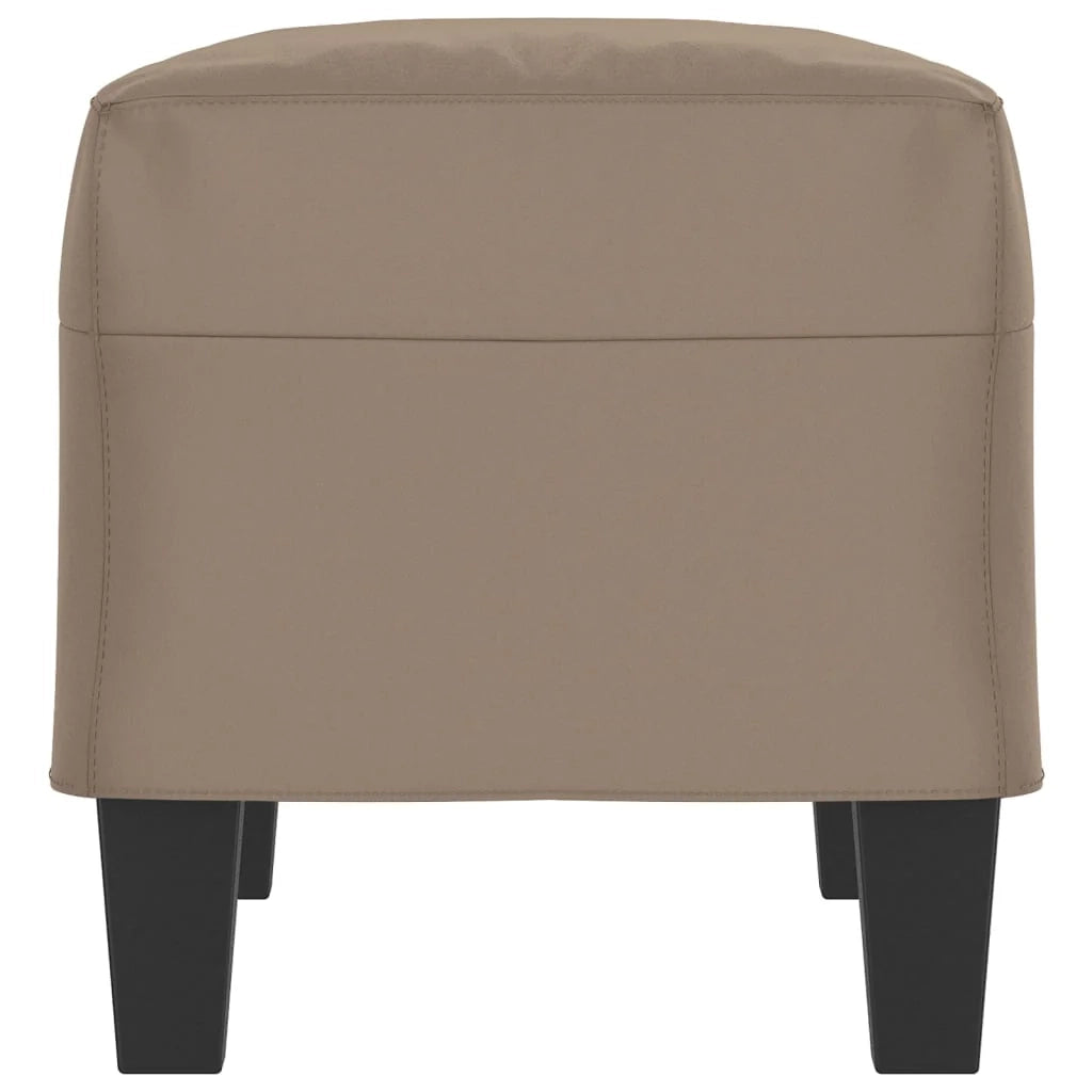 Panca 70 x 35 x 41 cm tessuto in microfibra color tortora 02_0010558