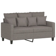 Divano | Divano da soggiorno | Sofa a 2 Posti Tortora 120 cm in Tessuto