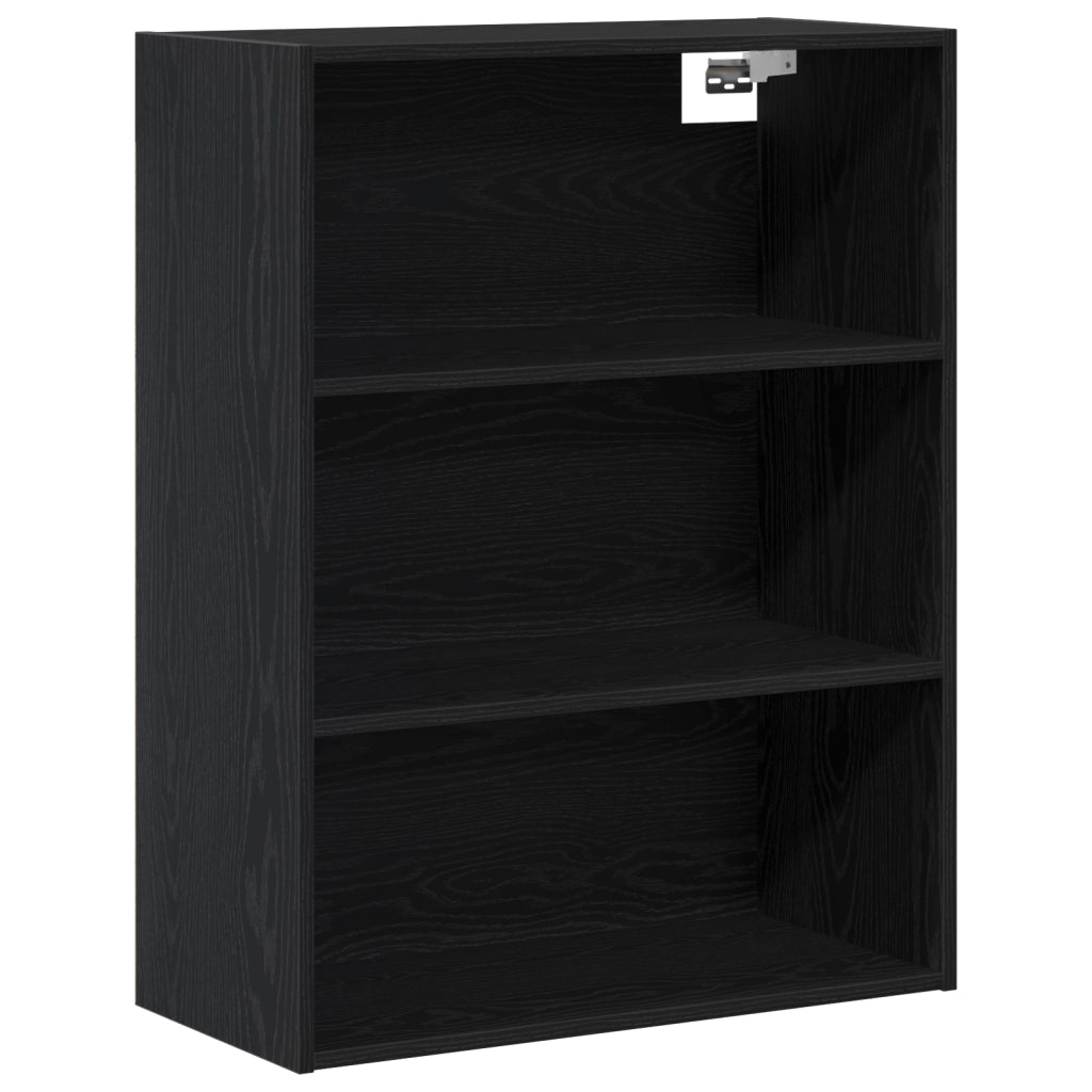 Highboard Quercia Nera 69.5x34x180 cm Legno Ingegnerizzato