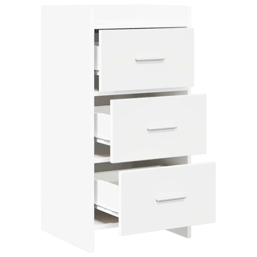 Credenza Bianco 40 x 36 x 80 cm Legno ingegnerizzato 8011059