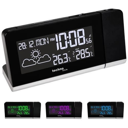 Technoline WT 539 sveglia Sveglia digitale Nero