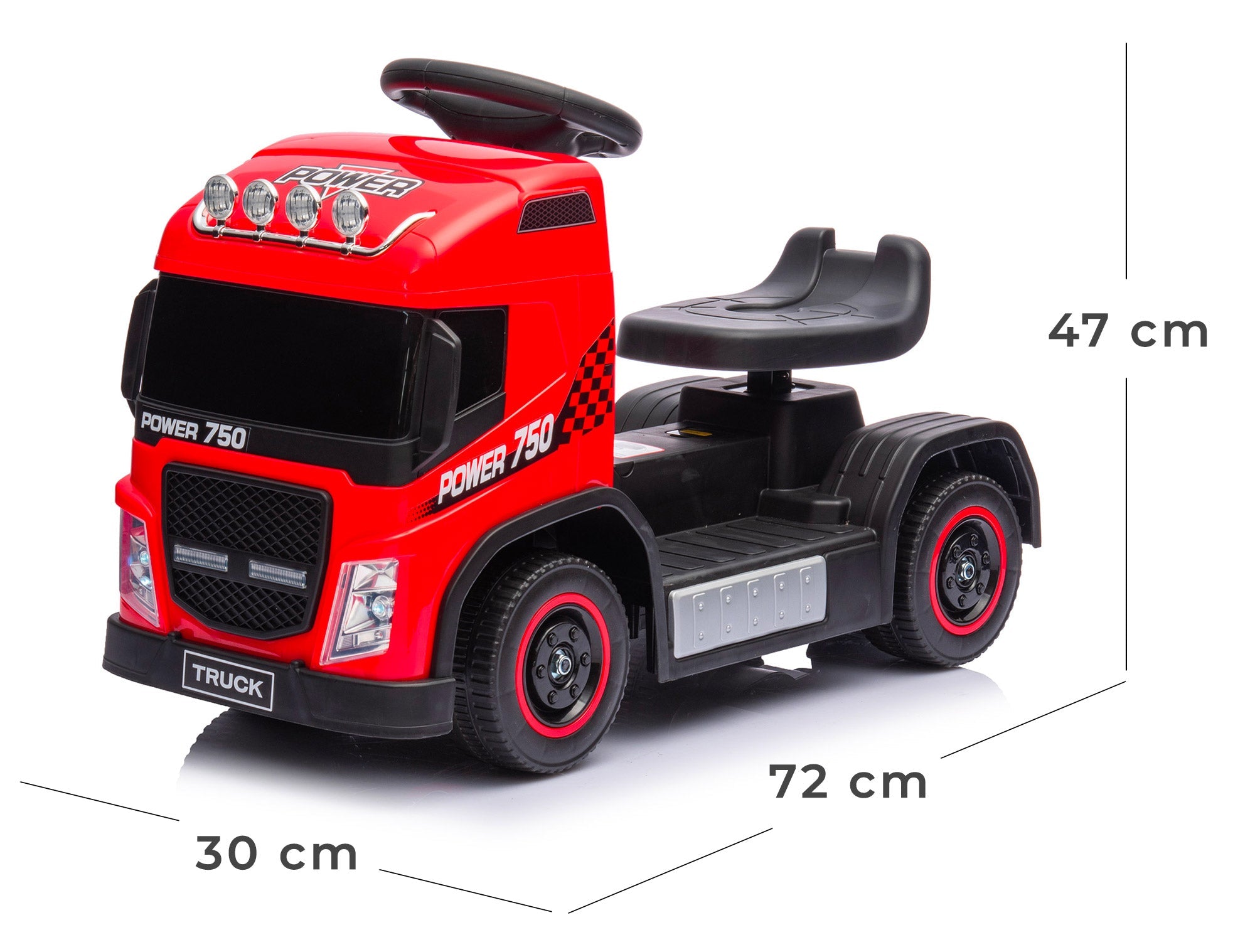 Camion Elettrico per Bambini 6V Small Truck Rosso