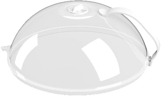 2025 Deksel magnetron BPA libero con maniglia - Fori di vapore regolabili 23 x 9,5 cm - Deksel perfetto per magnetron piccoli e grandi
