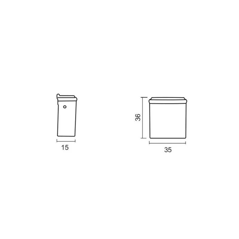 Cassetta alta con attacco laterale serie vienna cod 83592