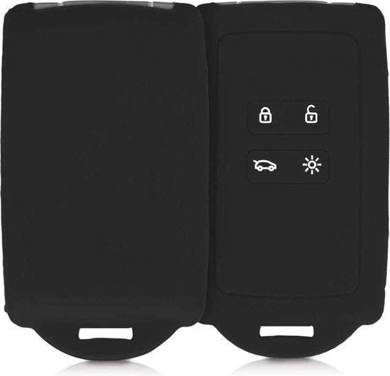 Coprima per chiave compatibile con Renault Smartkey - Coprima in silicone nero - Keyless Go - Coprima per chiave - Coprima per chiave in silicone.