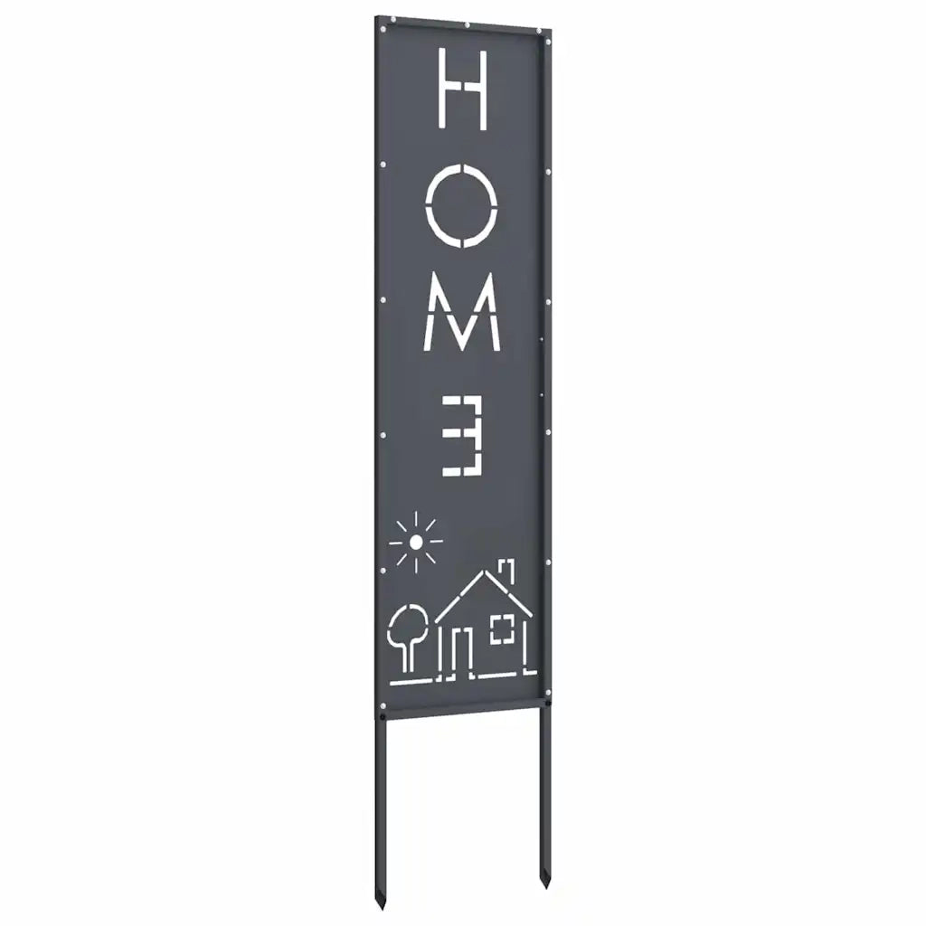 vidaXL Schermo per privacy in giardino Traforo Antracite 32 x 140 cm
