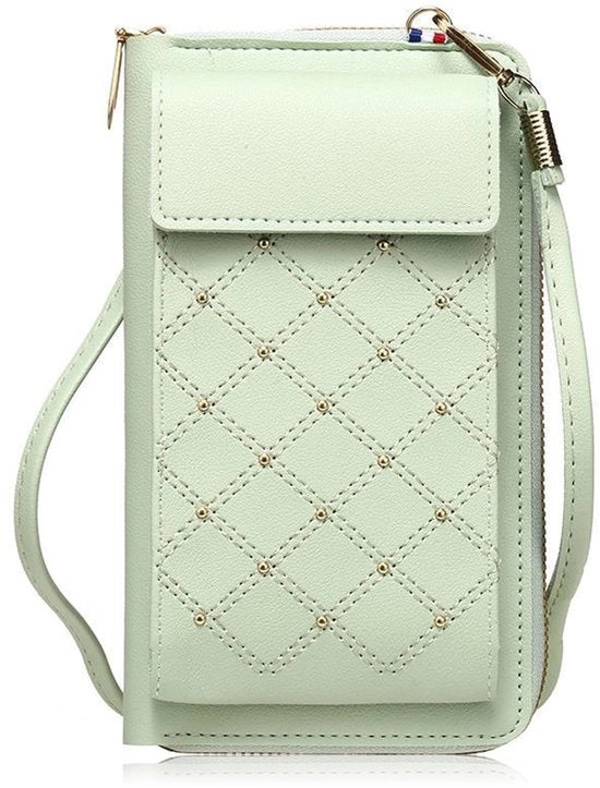 Borsa per donne, alta qualità, portamonete in PU per viaggio, moda e semplice borsa a tracolla per cellulare, offre spazio di archiviazione sicuro per cellulare, contanti e documenti