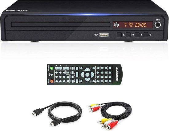 Lettoro HD DVD con telecomando - Regio libero, Supporta CD, DVD & MP3
