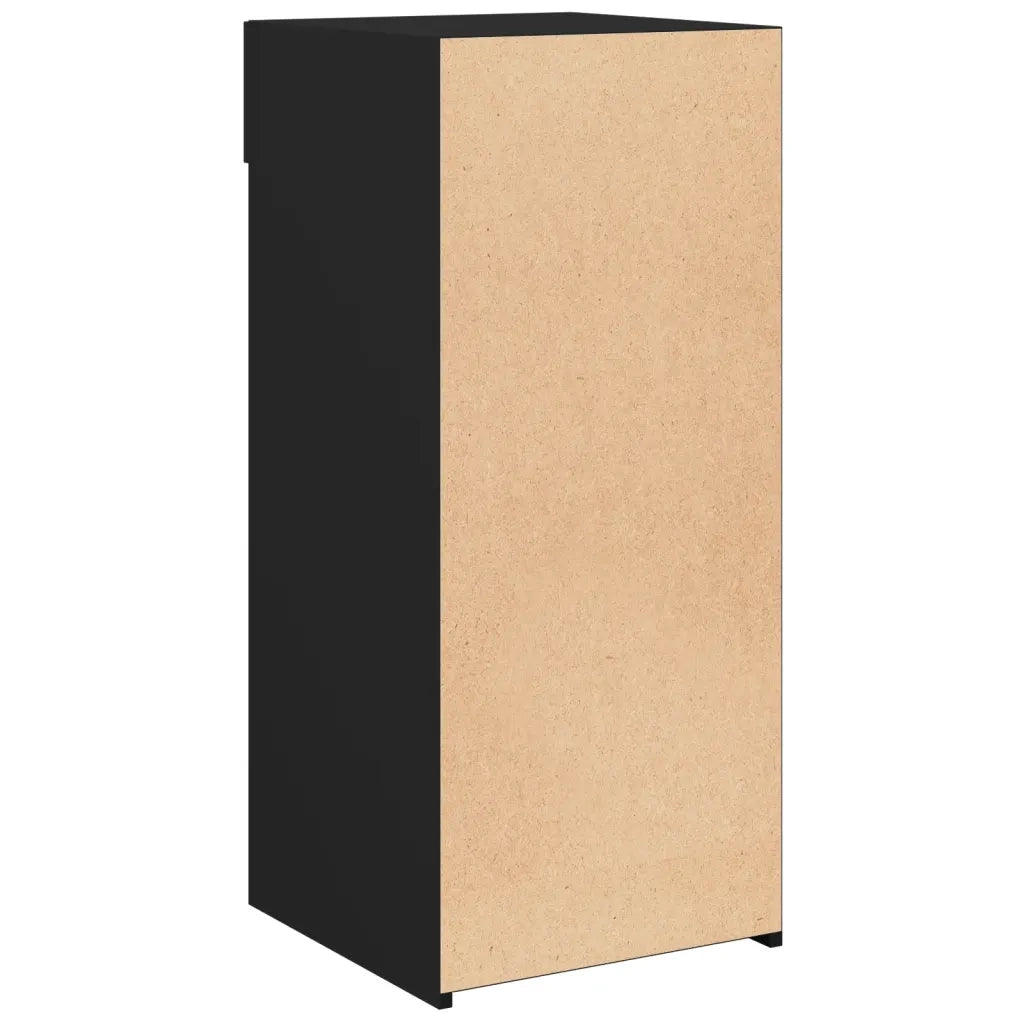 Credenza | Madia | Buffet da pranzo | Armadio da pranzo Nera 40x42,5x93 in Legno Multistrato