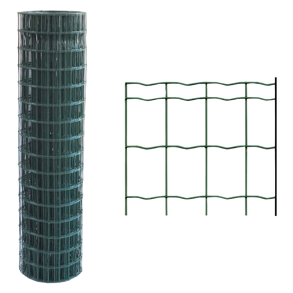 RETE ELETTROSALDATA PLASTIFICATA 76,2 x 63,5 Filo Ø mm. 1,6/2 - H. cm 120 x mt. 25  - SIDEX