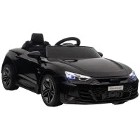 Macchina Elettrica per Bambini 5 Anni con Licenza Audi, Telecomando e Musica, Nera