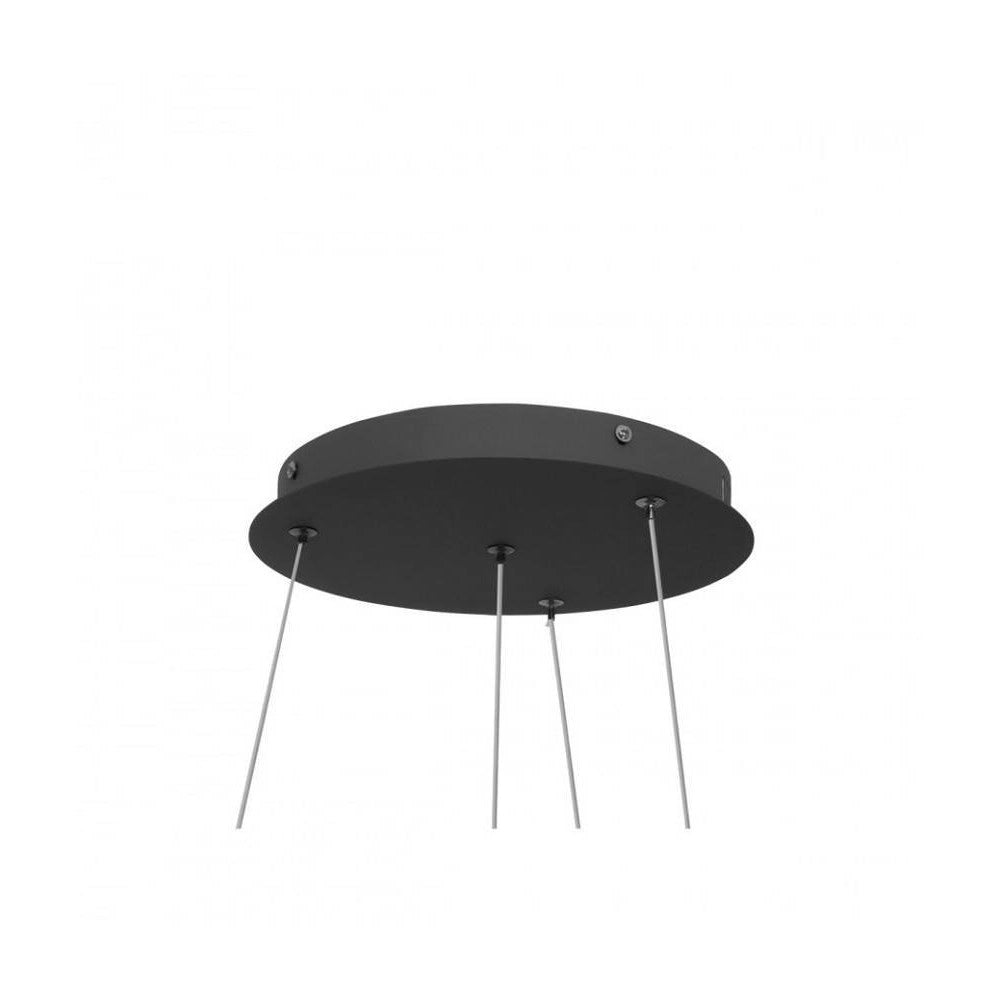 Trade Shop - Lampadario A Sospensione 34watt Led Rombo Grigio Tono Bianco Freddo 6500k Lp-07g -