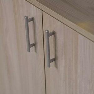 Armadietto Multiuso 2 Ante 72,3x36x81 cm in Truciolare Nobilitato Olmo