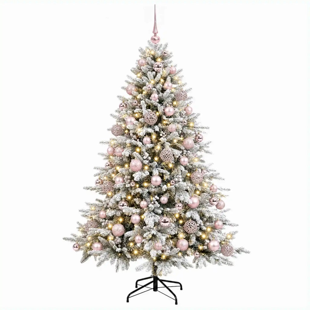 Albero di Natale artificiale con palline 180 cm 300 LED 3466678
