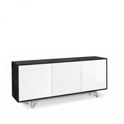 Mobile 3 Ante 177L x 41P x h74 – Finitura Nero Opaco e Bianco Lucido – Sarmog