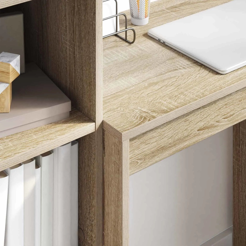 Scrivania con cassetto con lo scaffale 2 pcs Rovere Sonoma 3337307
