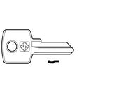 CHIAVI PER CILINDRI CAS-CISMA 4 SPINE PICCOLE CIS2 IN ACC. NICH.- - CIS2 DX - 20 pezzi SILCA