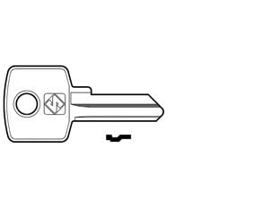 CHIAVI PER CILINDRI CAS-CISMA 4 SPINE PICCOLE CIS2 IN ACC. NICH.- - CIS2 DX - 20 pezzi SILCA