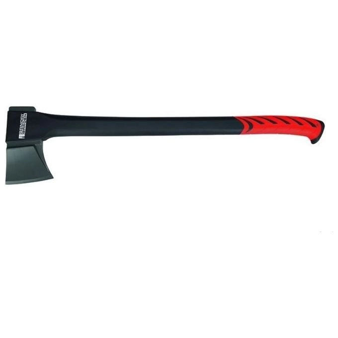 Sandrigarden 65000-20 SG-SS 235 Scure da Spacco Testa in Acciaio al Carbonio Forgiato Manico Sintetico 71 cm con Inserti in Gomma Termoplastica Guscio in PP Rigido Appendibile colore Nero