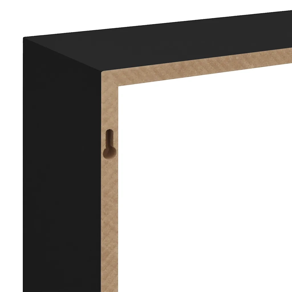 Mensole a Cubo da Parete 3 pz Bianche in MDF 323950