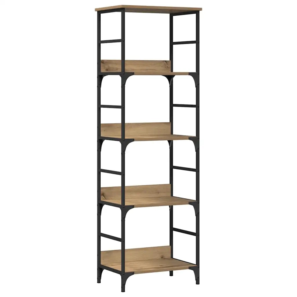 vidaXL Libreria Rovere Artigianale 50x33x153 cm in Truciolato